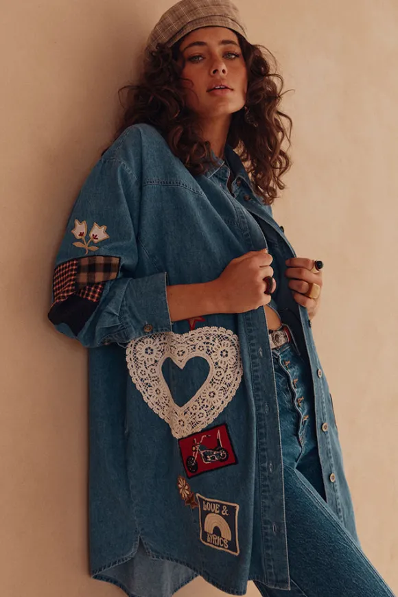 Bombshell Patchwork Shirt