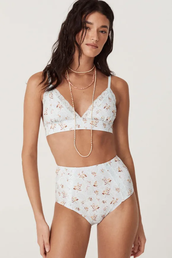 Fleur Lace High Waisted Brief