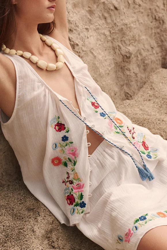Florapaloosa Embroidered Cami