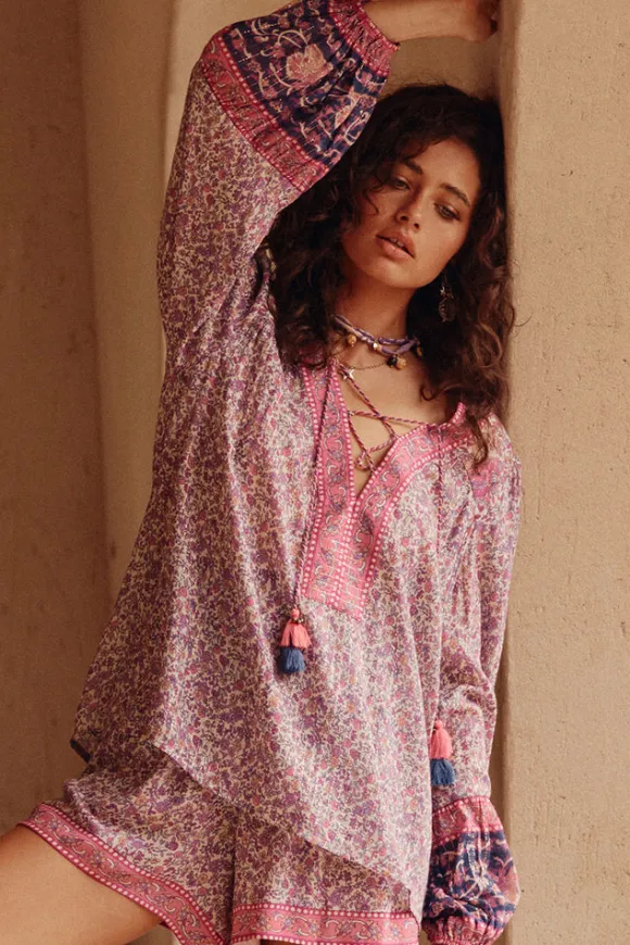 Little Bird Lace Up Blouse