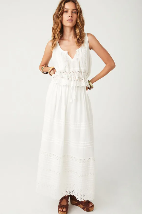 Love in the Afternoon Lace Maxi Skirt